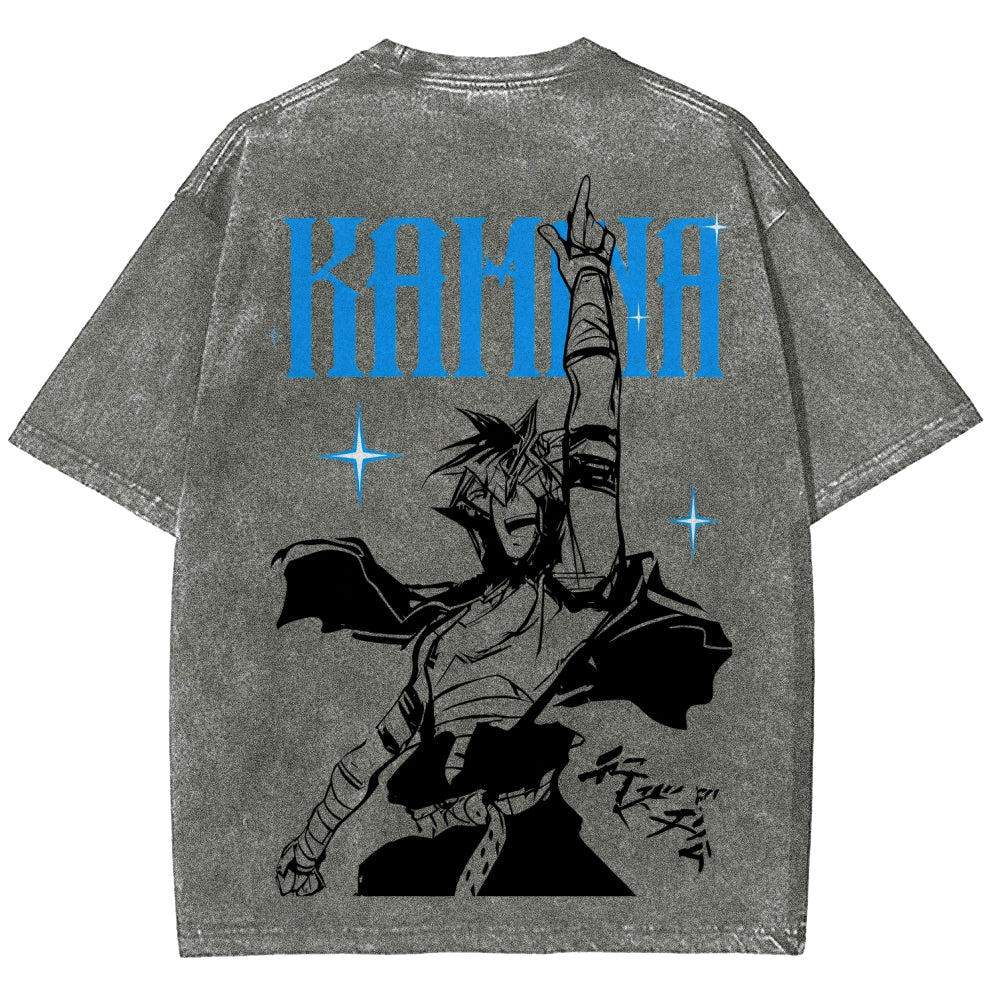 Gurren lagann Tengen Toppa  Unisex Fit Washed T-Shirt 2604020772