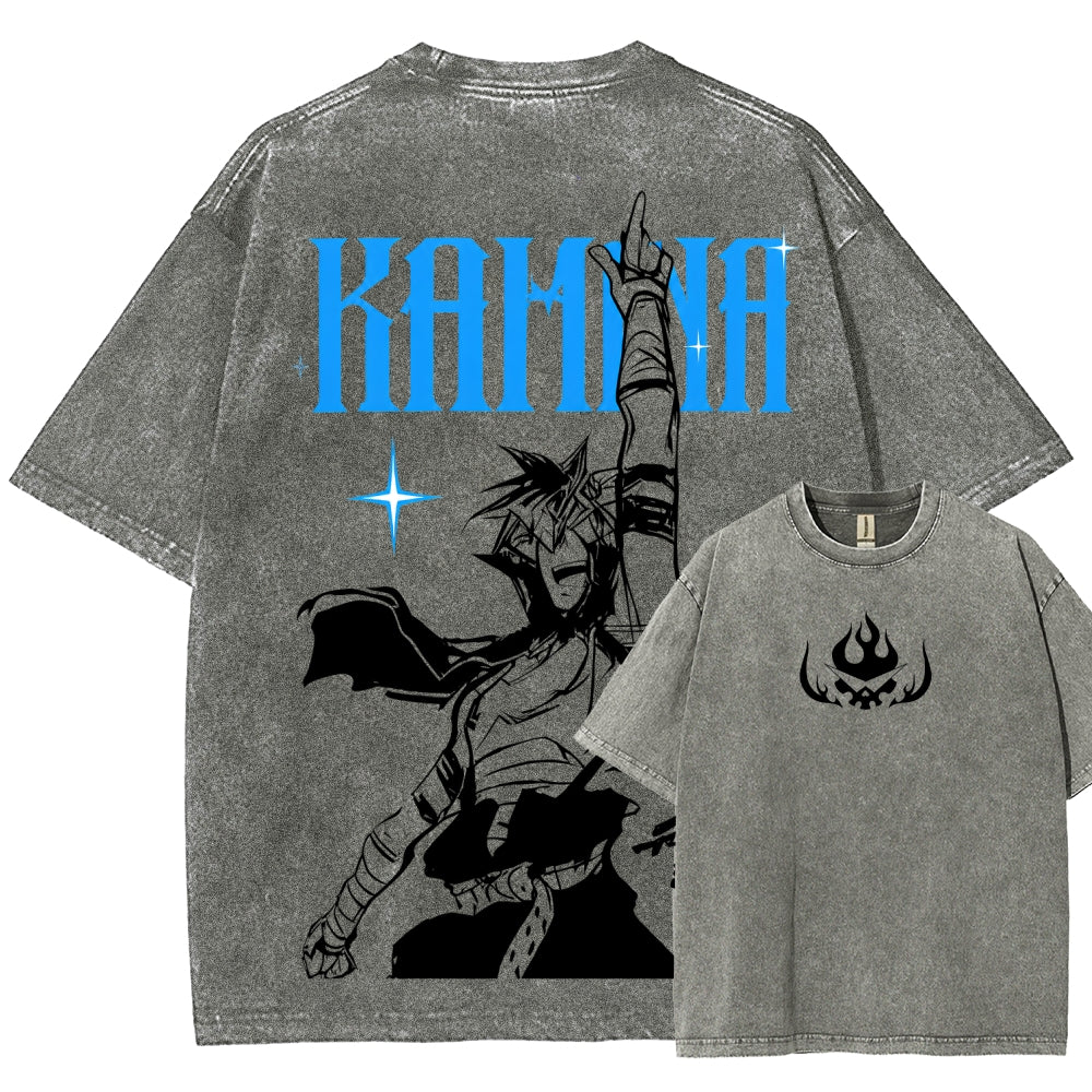 Gurren lagann Tengen Toppa  Unisex Fit Washed T-Shirt 2604020772