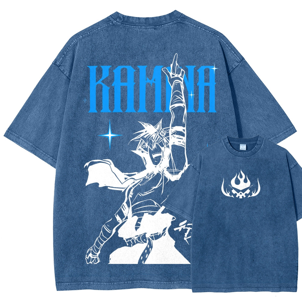 Gurren lagann Tengen Toppa  Unisex Fit Washed T-Shirt 2604020772