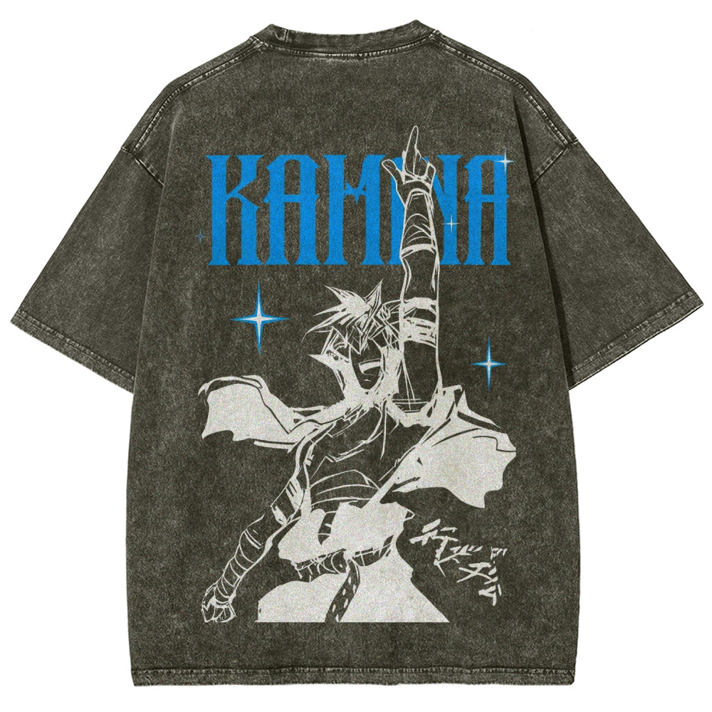 Gurren lagann Tengen Toppa  Unisex Fit Washed T-Shirt 2604020772