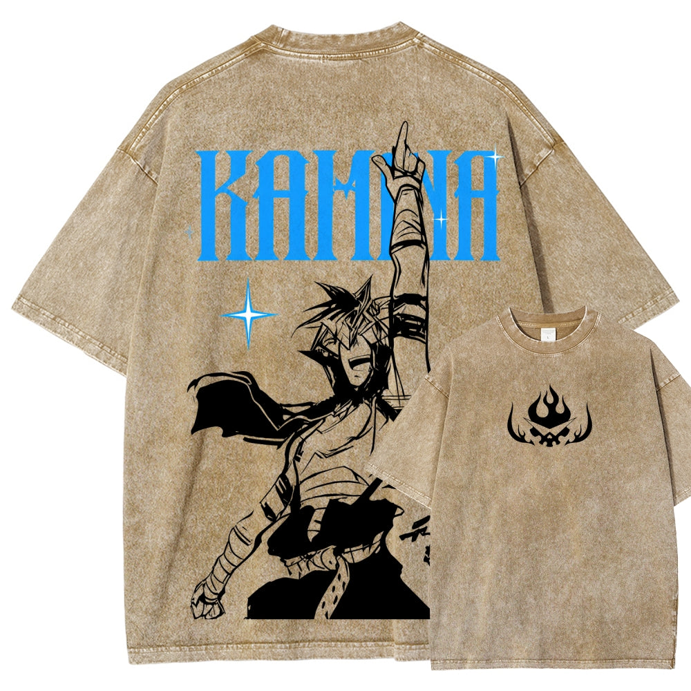 Gurren lagann Tengen Toppa  Unisex Fit Washed T-Shirt 2604020772