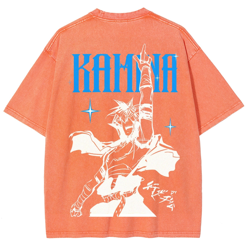 Gurren lagann Tengen Toppa  Unisex Fit Washed T-Shirt 2604020772