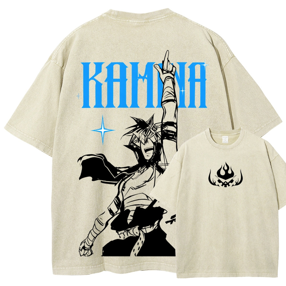 Gurren lagann Tengen Toppa  Unisex Fit Washed T-Shirt 2604020772
