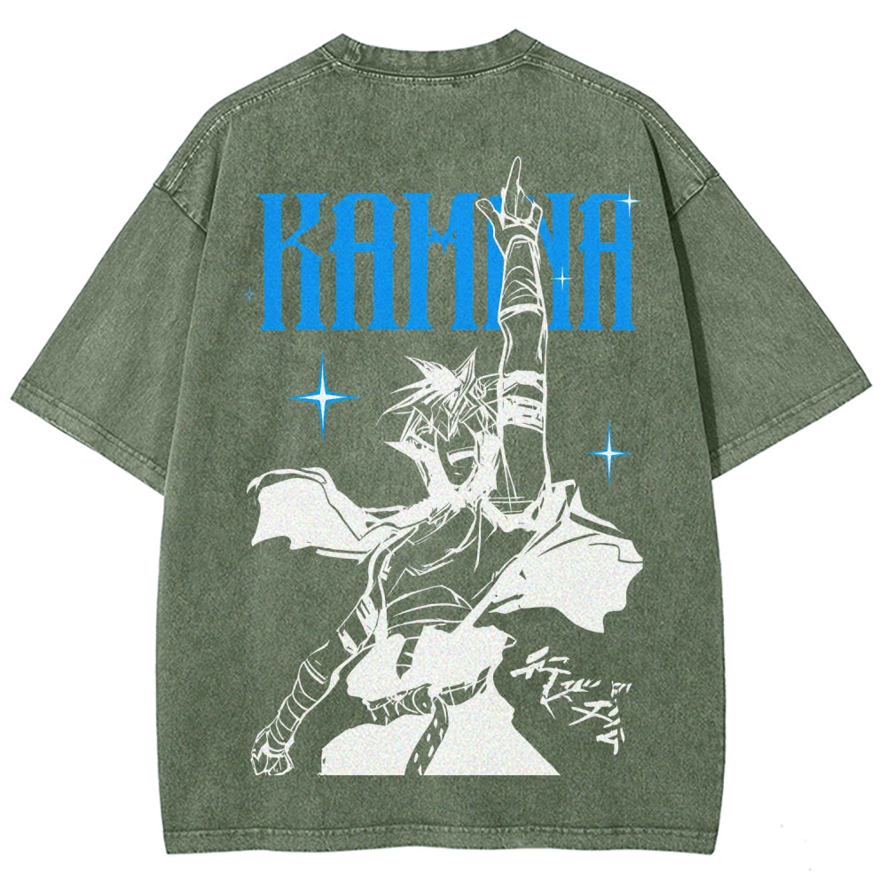 Gurren lagann Tengen Toppa  Unisex Fit Washed T-Shirt 2604020772
