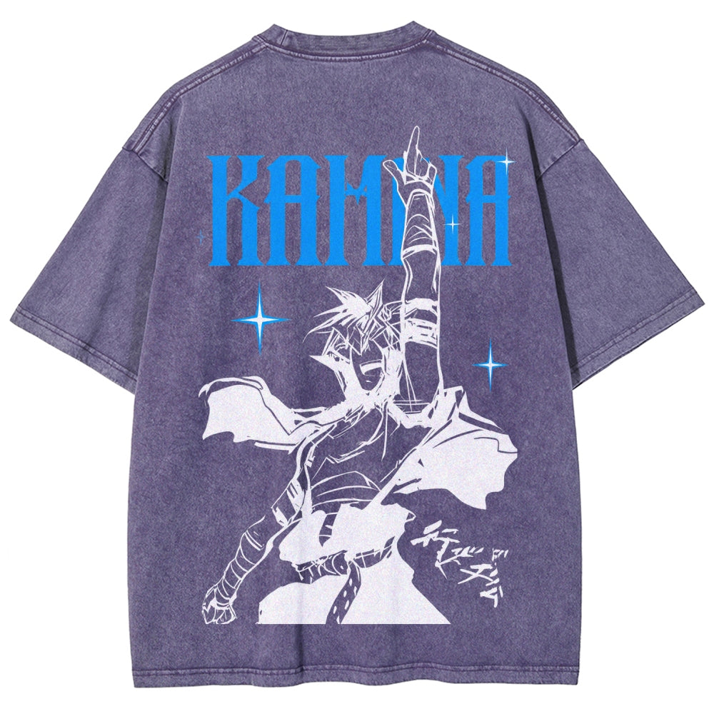 Gurren lagann Tengen Toppa  Unisex Fit Washed T-Shirt 2604020772
