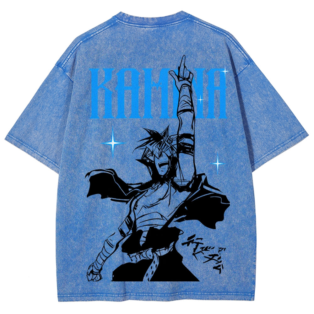 Gurren lagann Tengen Toppa  Unisex Fit Washed T-Shirt 2604020772