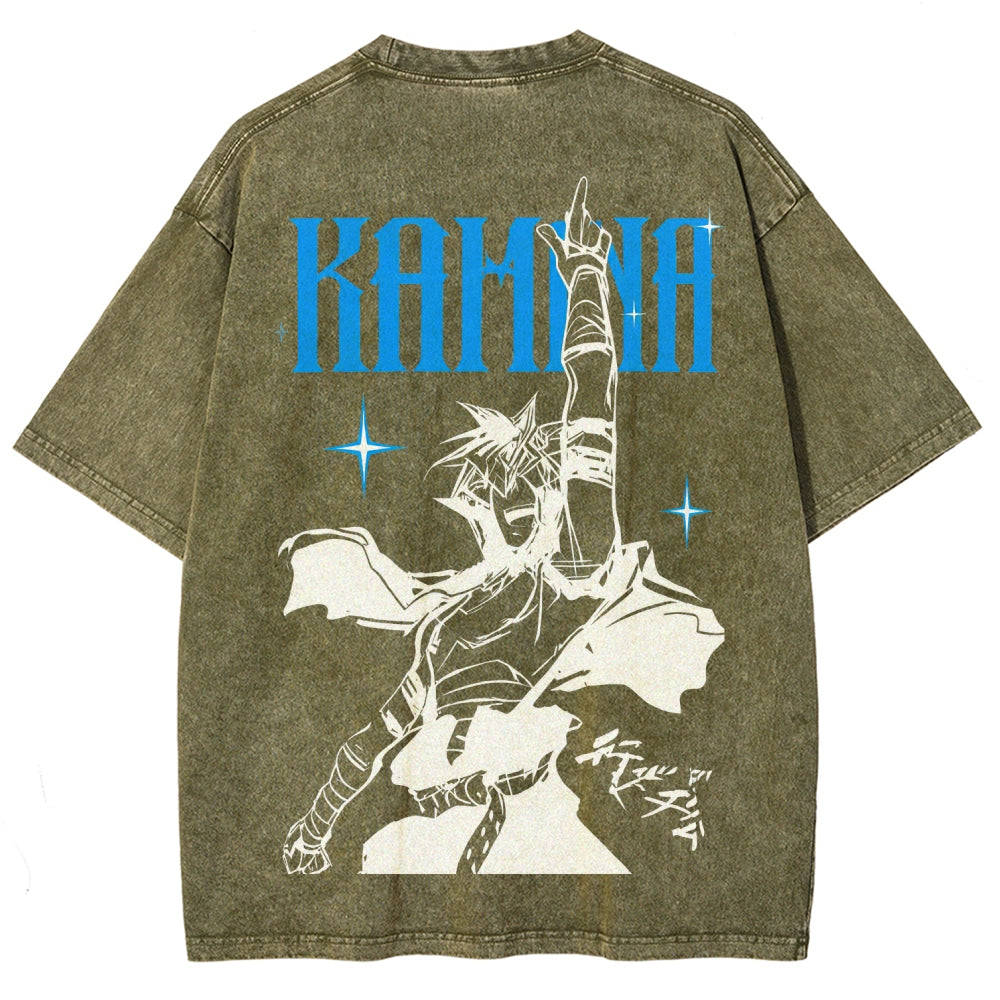 Gurren lagann Tengen Toppa  Unisex Fit Washed T-Shirt 2604020772