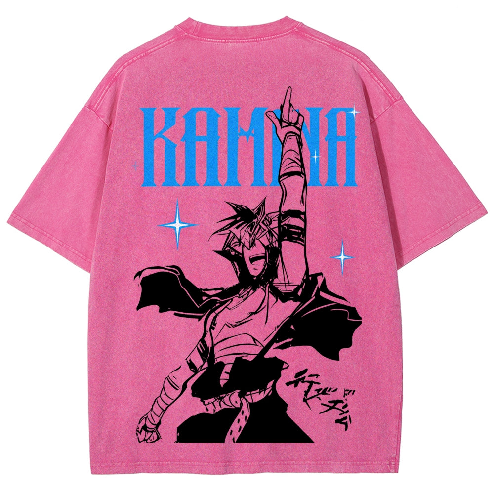 Gurren lagann Tengen Toppa  Unisex Fit Washed T-Shirt 2604020772