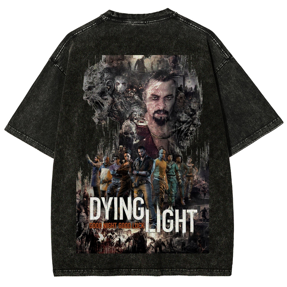 Dying Light Unisex Fit Washed T-Shirt 2605000923