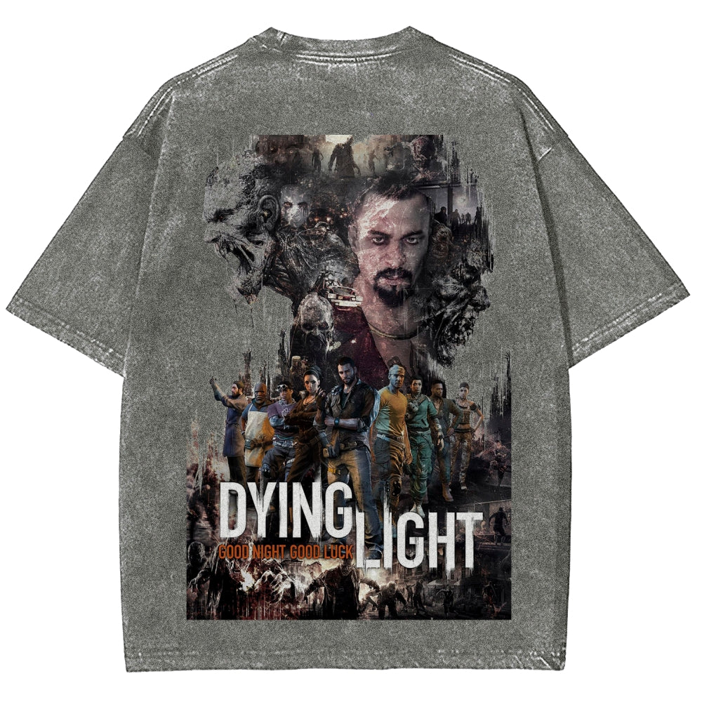 Dying Light Unisex Fit Washed T-Shirt 2605000923