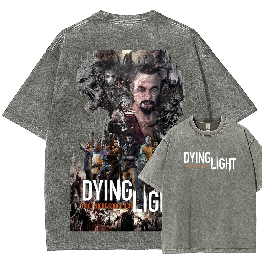 Dying Light Unisex Fit Washed T-Shirt 2605000923