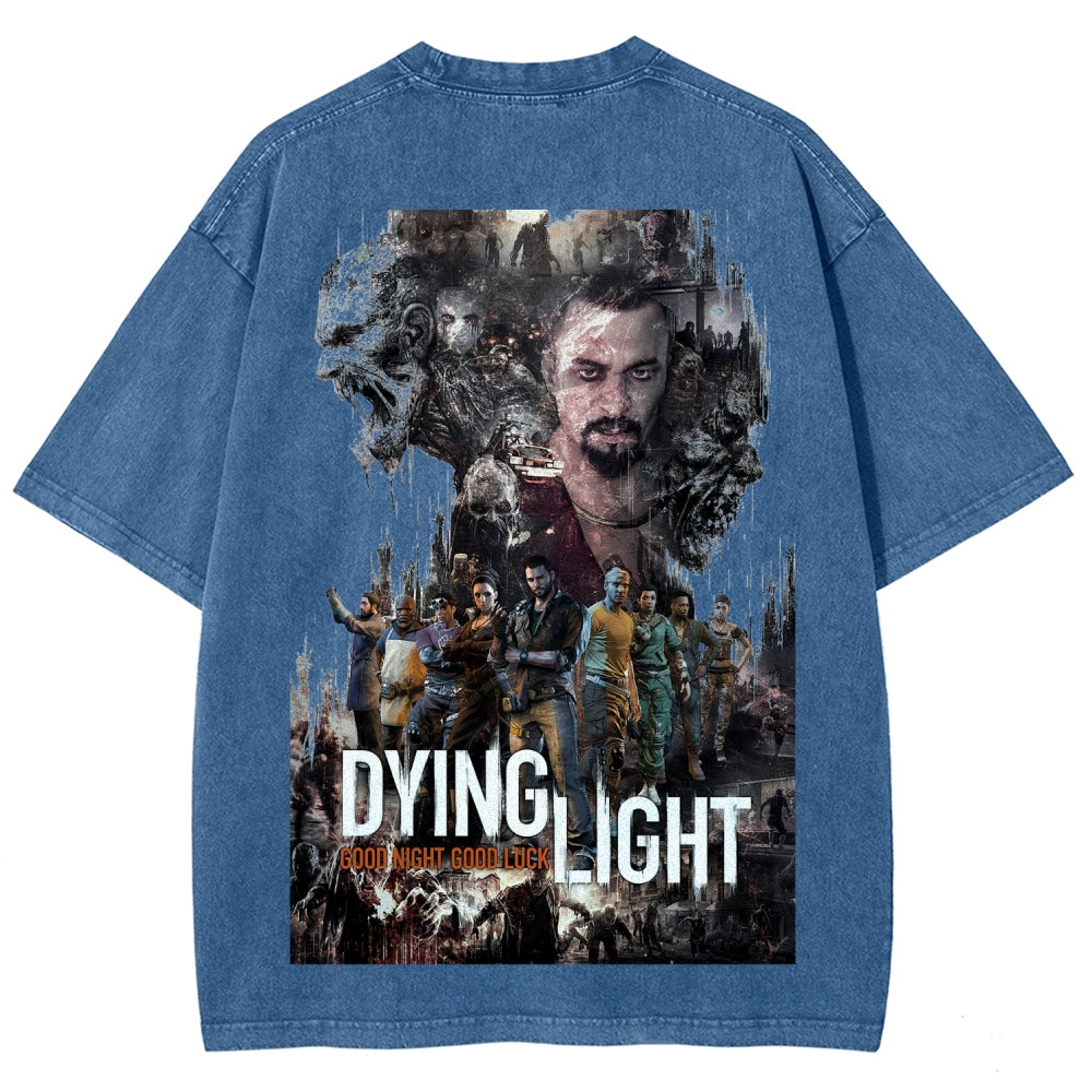 Dying Light Unisex Fit Washed T-Shirt 2605000923