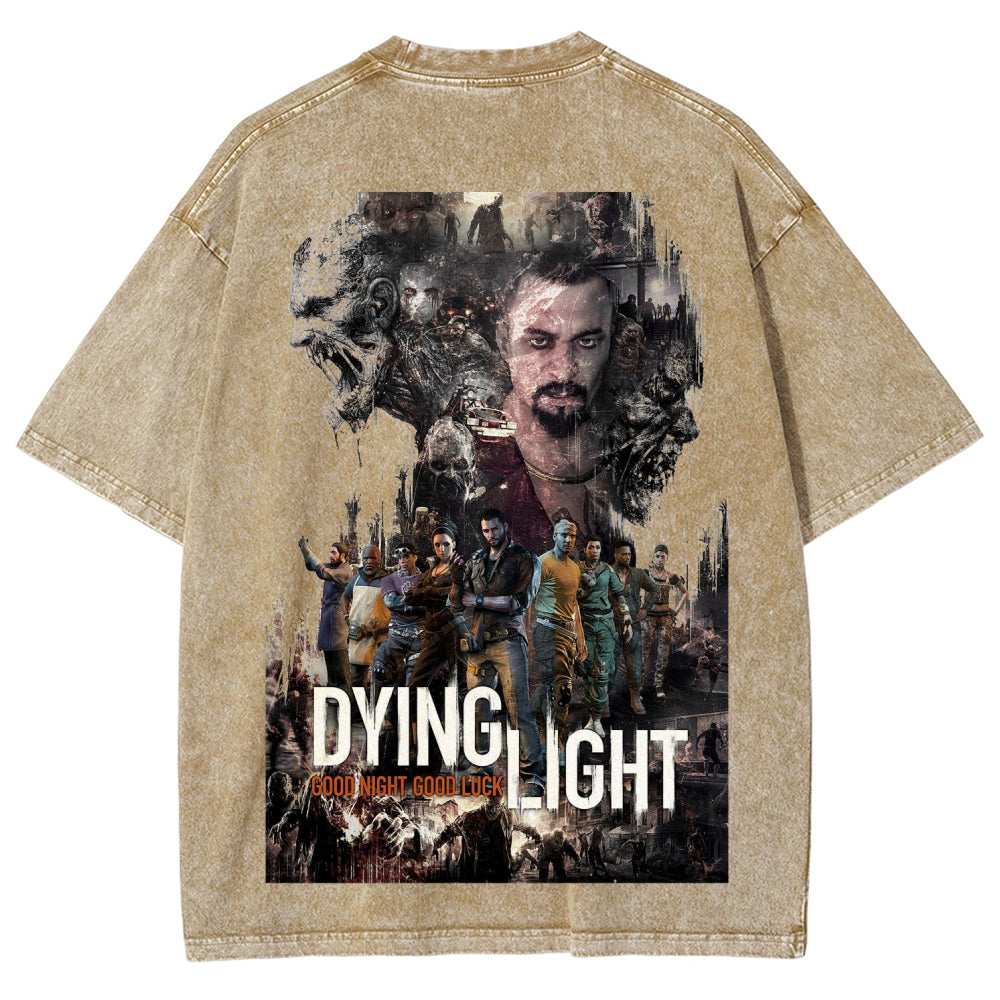 Dying Light Unisex Fit Washed T-Shirt 2605000923