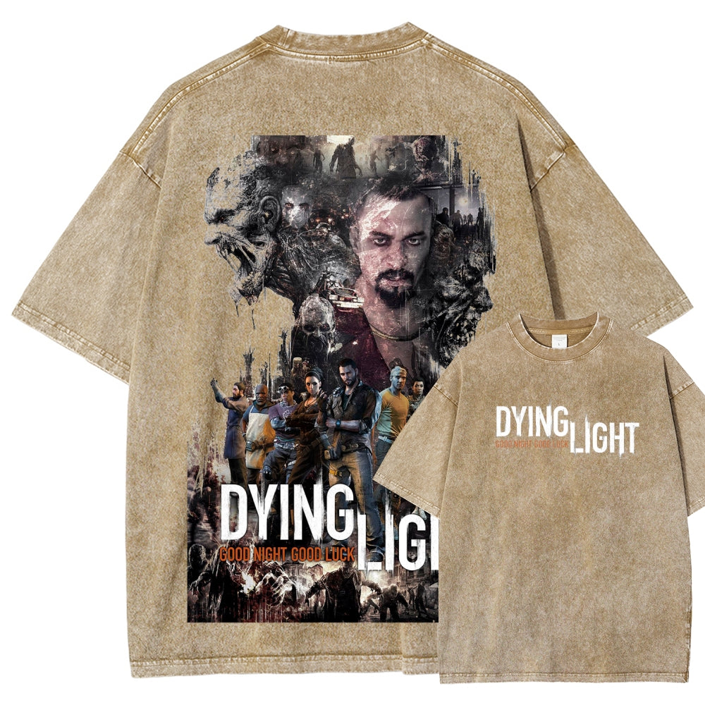 Dying Light Unisex Fit Washed T-Shirt 2605000923