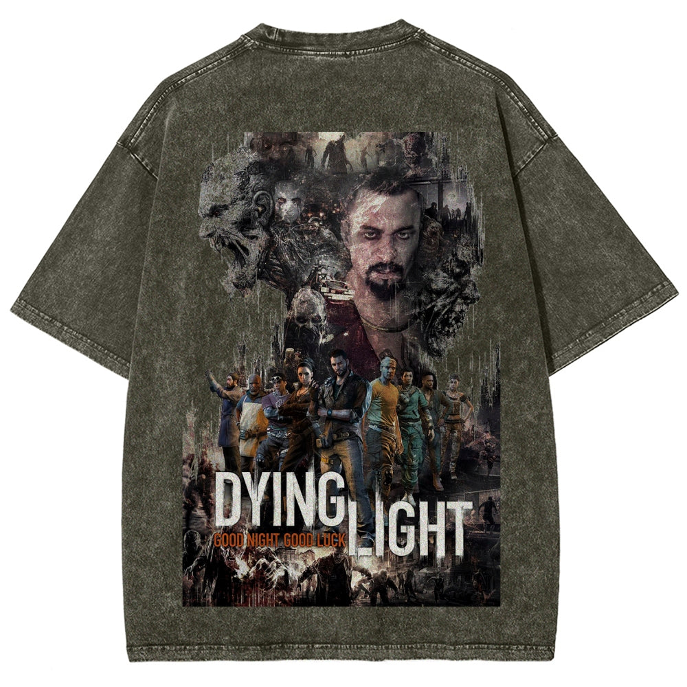Dying Light Unisex Fit Washed T-Shirt 2605000923