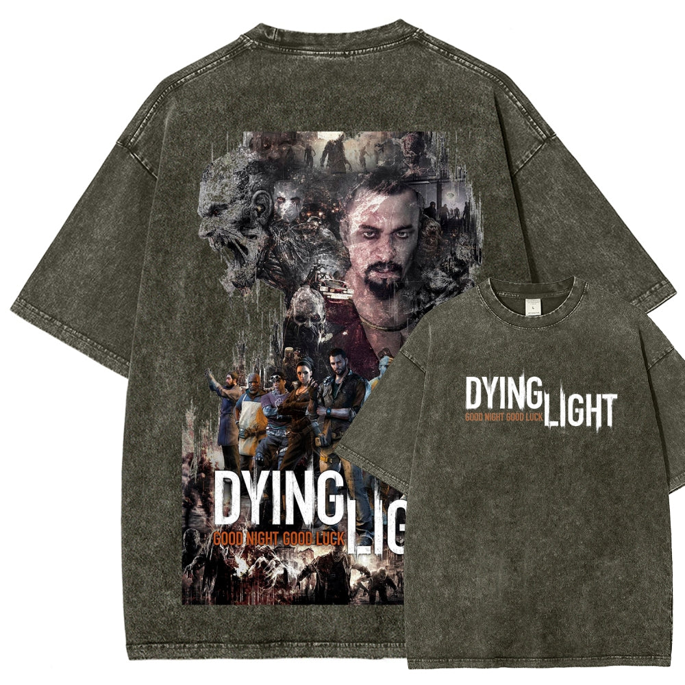 Dying Light Unisex Fit Washed T-Shirt 2605000923