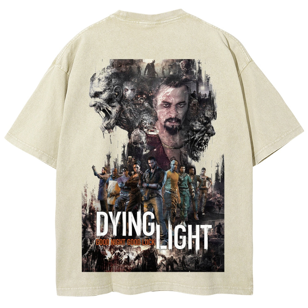 Dying Light Unisex Fit Washed T-Shirt 2605000923