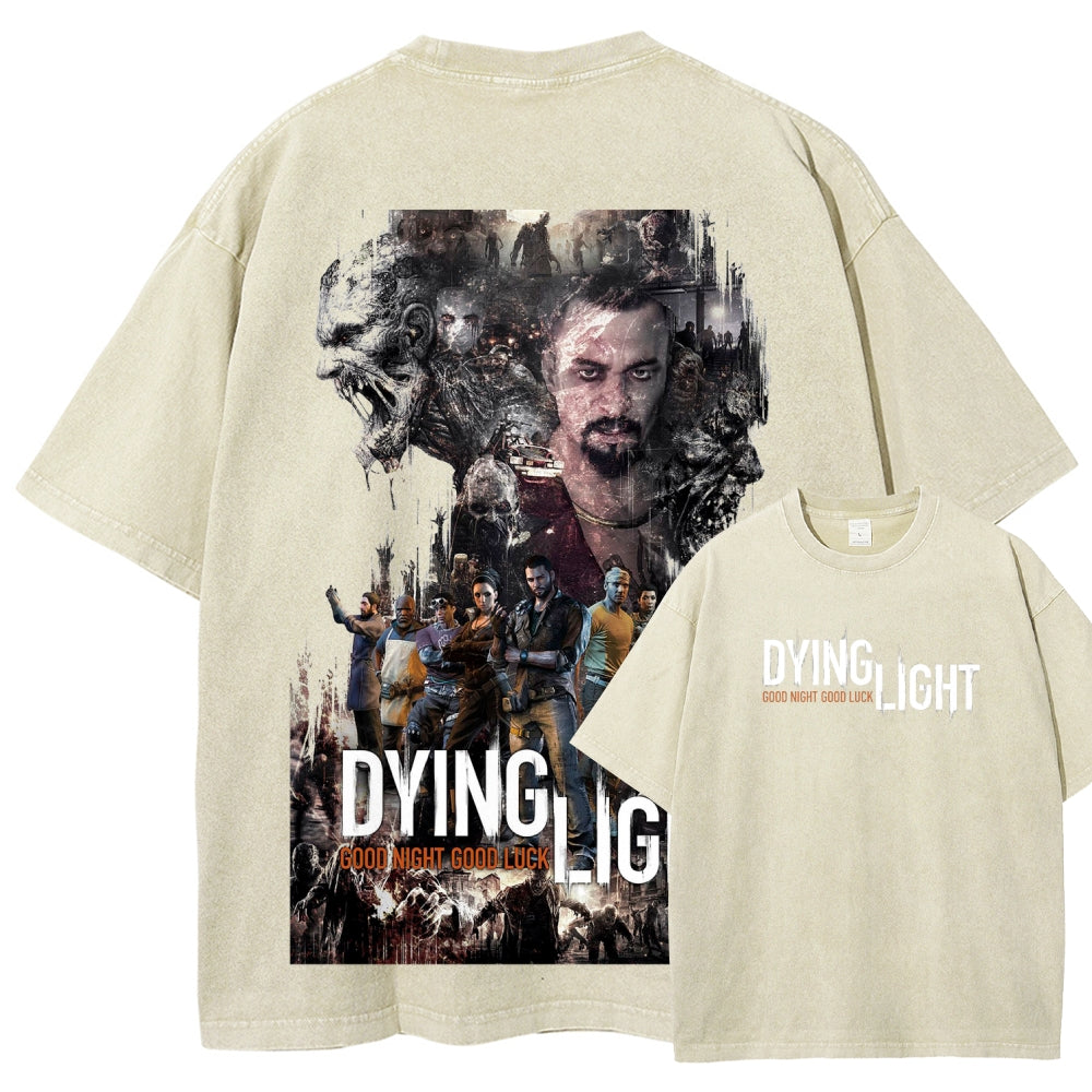 Dying Light Unisex Fit Washed T-Shirt 2605000923