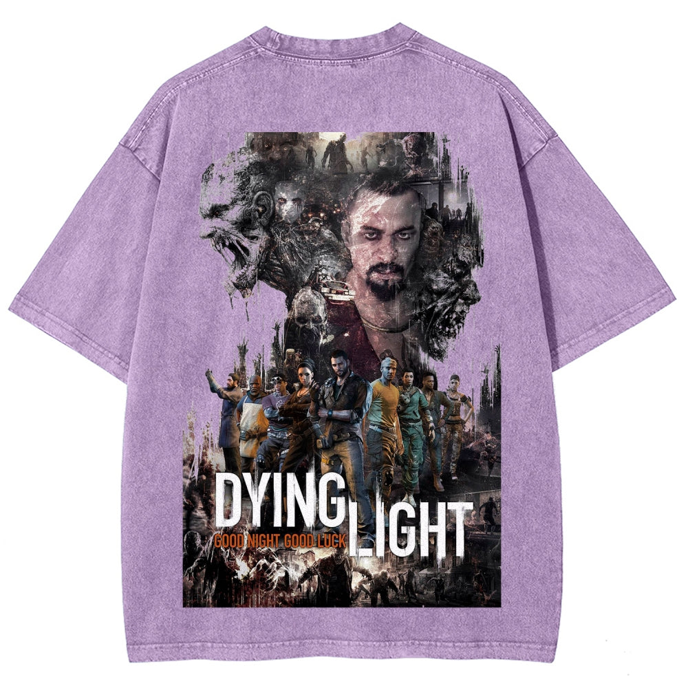 Dying Light Unisex Fit Washed T-Shirt 2605000923