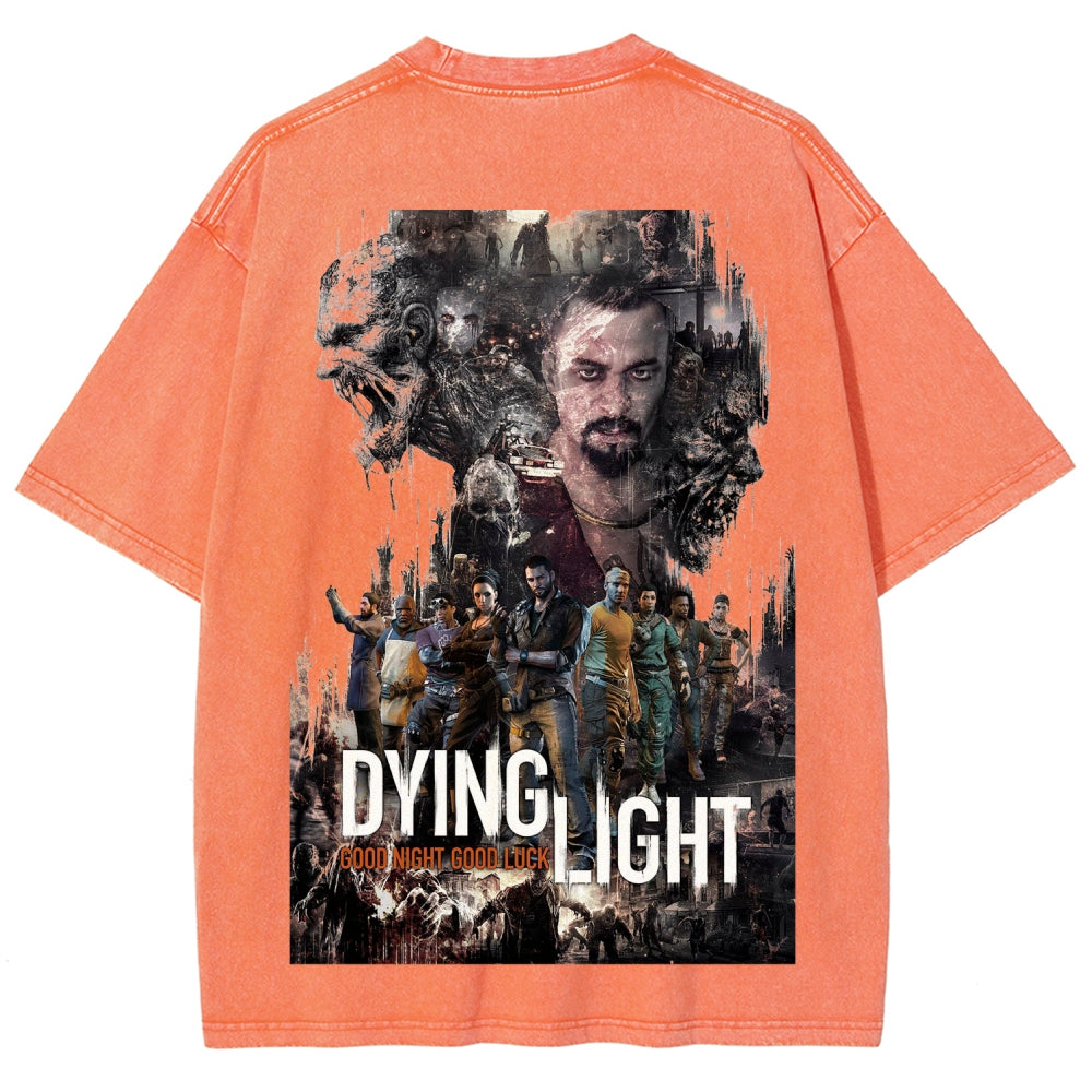 Dying Light Unisex Fit Washed T-Shirt 2605000923