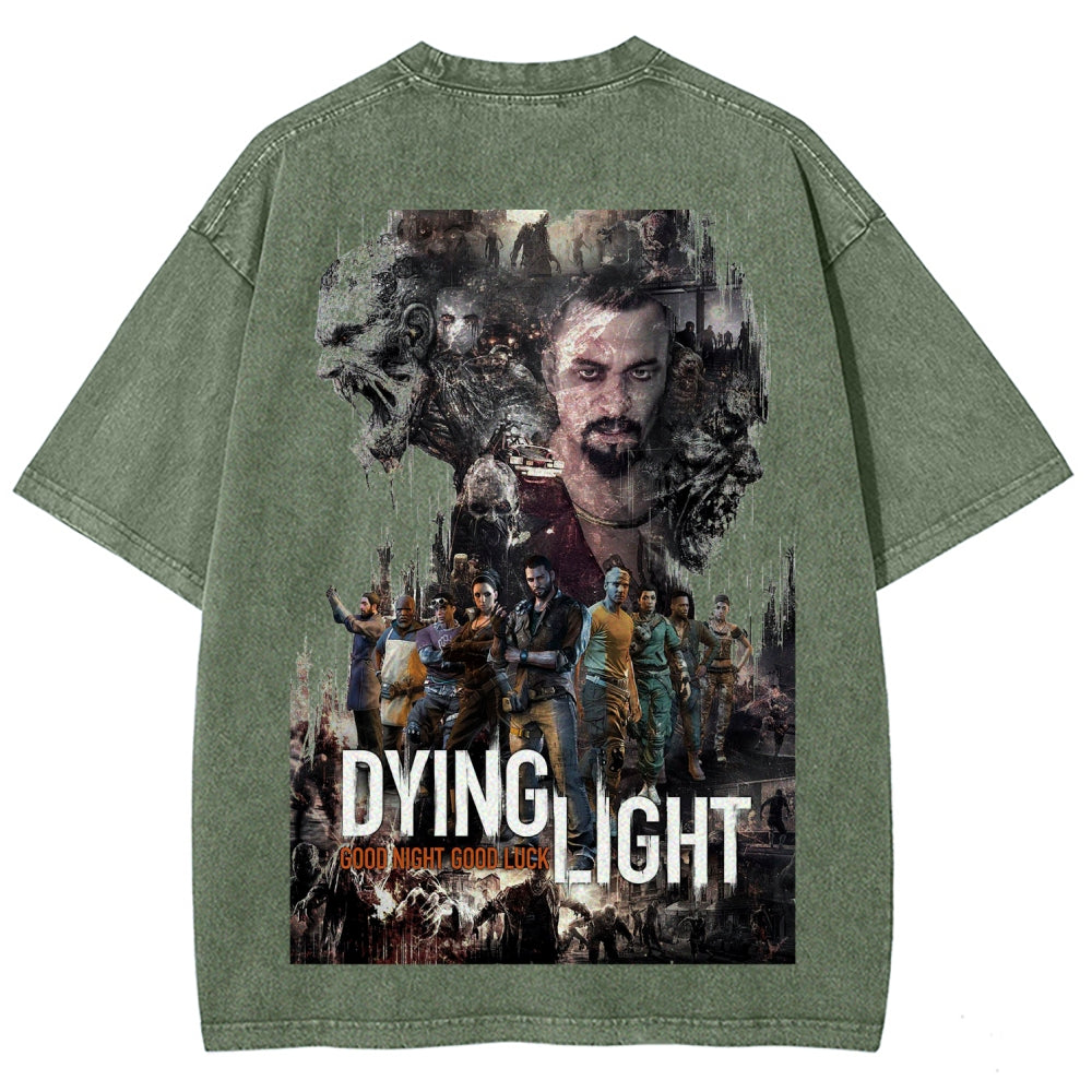 Dying Light Unisex Fit Washed T-Shirt 2605000923