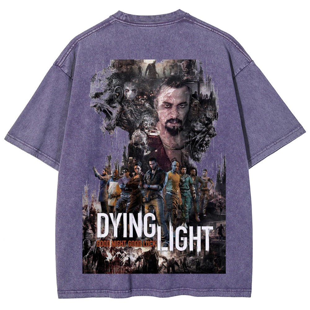 Dying Light Unisex Fit Washed T-Shirt 2605000923