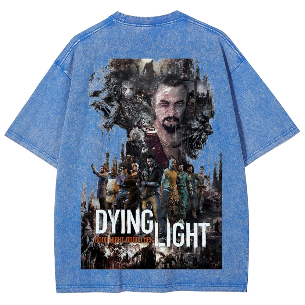 Dying Light Unisex Fit Washed T-Shirt 2605000923