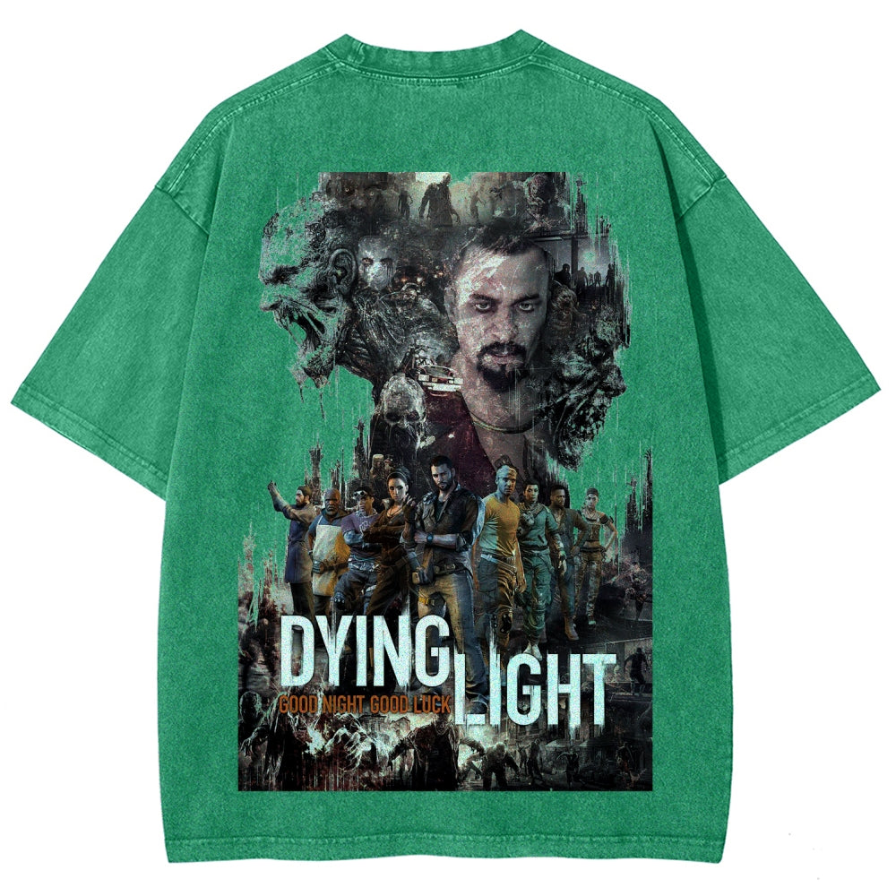 Dying Light Unisex Fit Washed T-Shirt 2605000923