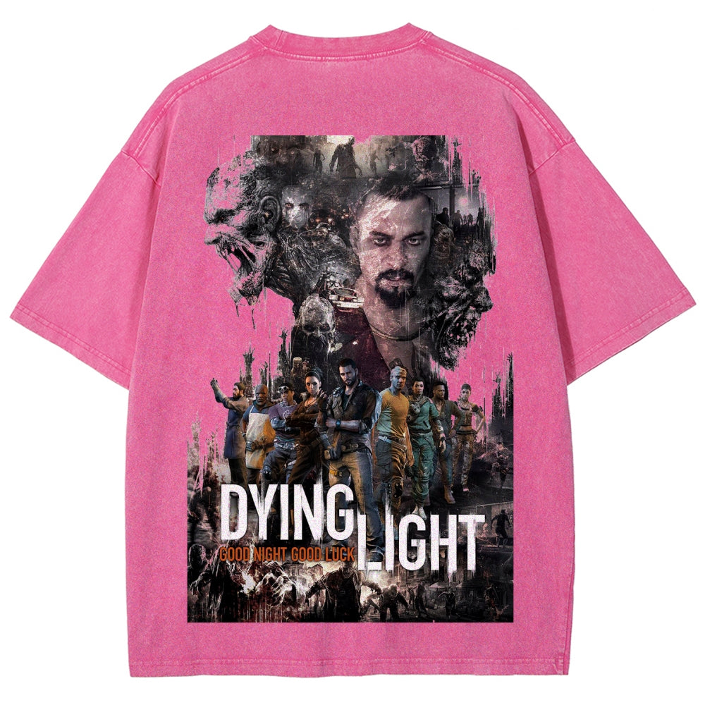 Dying Light Unisex Fit Washed T-Shirt 2605000923