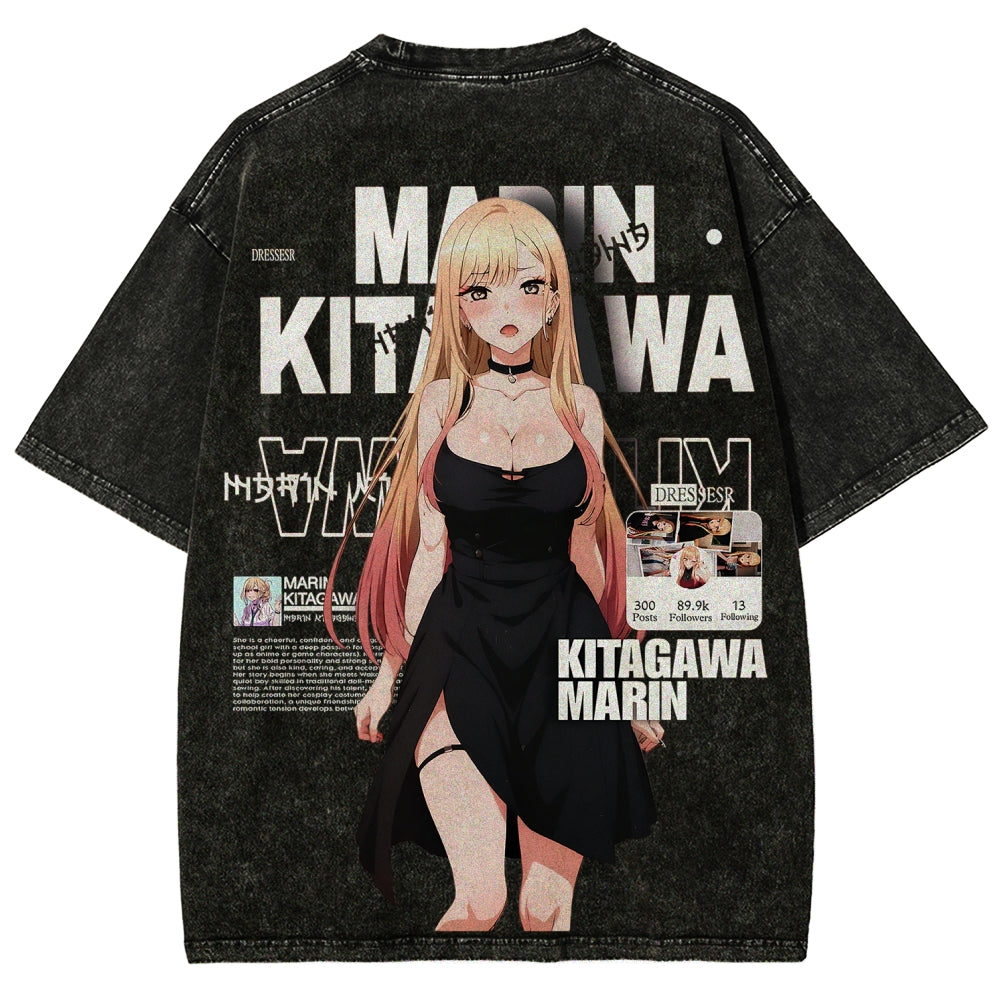 My Dress-Up Darling Unisex Fit Washed T-Shirt 2605002878