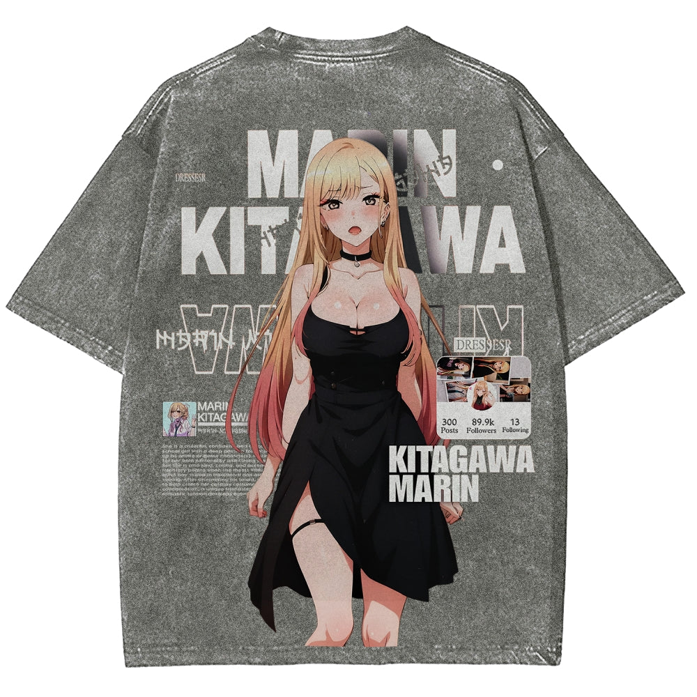 My Dress-Up Darling Unisex Fit Washed T-Shirt 2605002878