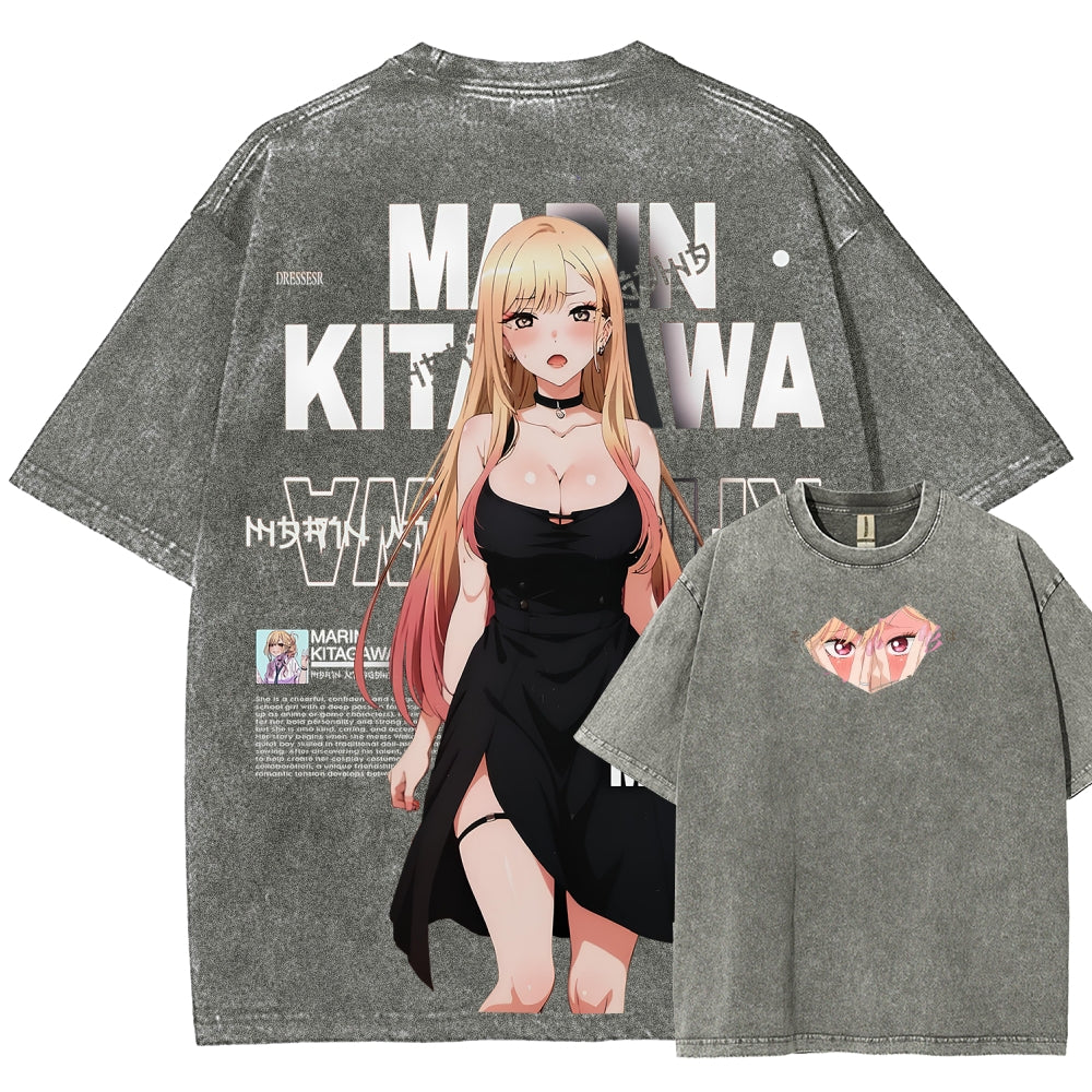 My Dress-Up Darling Unisex Fit Washed T-Shirt 2605002878