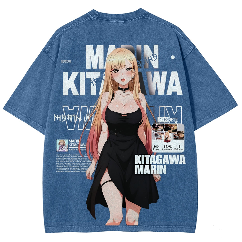 My Dress-Up Darling Unisex Fit Washed T-Shirt 2605002878
