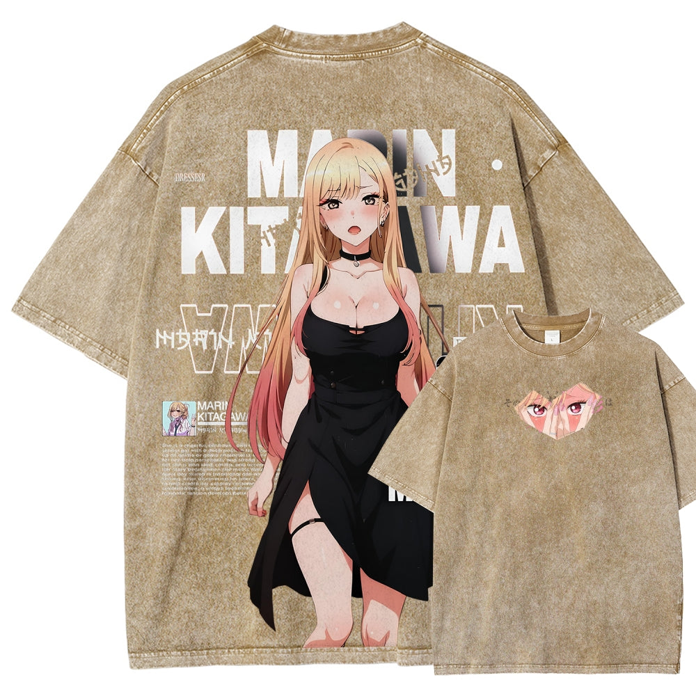 My Dress-Up Darling Unisex Fit Washed T-Shirt 2605002878
