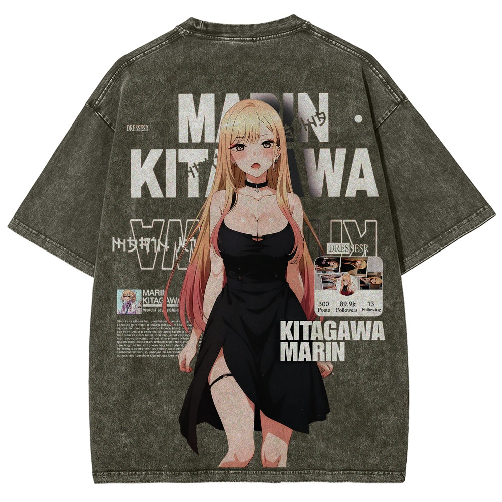 My Dress-Up Darling Unisex Fit Washed T-Shirt 2605002878