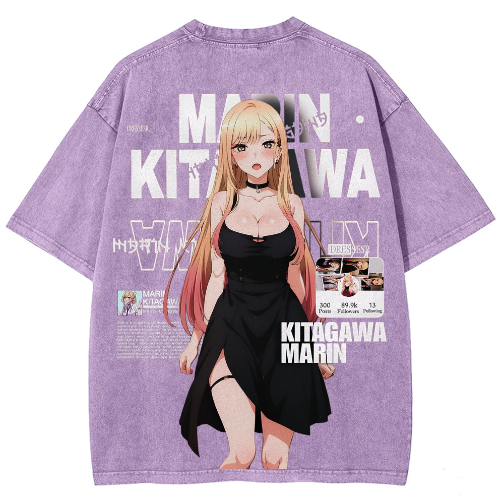 My Dress-Up Darling Unisex Fit Washed T-Shirt 2605002878