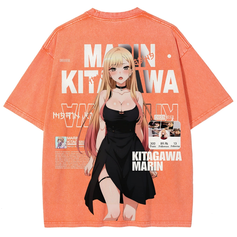 My Dress-Up Darling Unisex Fit Washed T-Shirt 2605002878