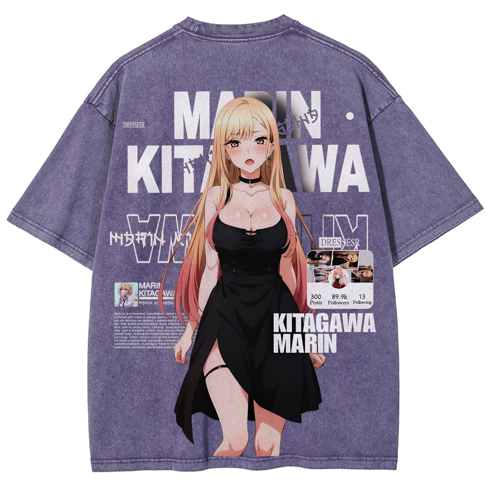 My Dress-Up Darling Unisex Fit Washed T-Shirt 2605002878