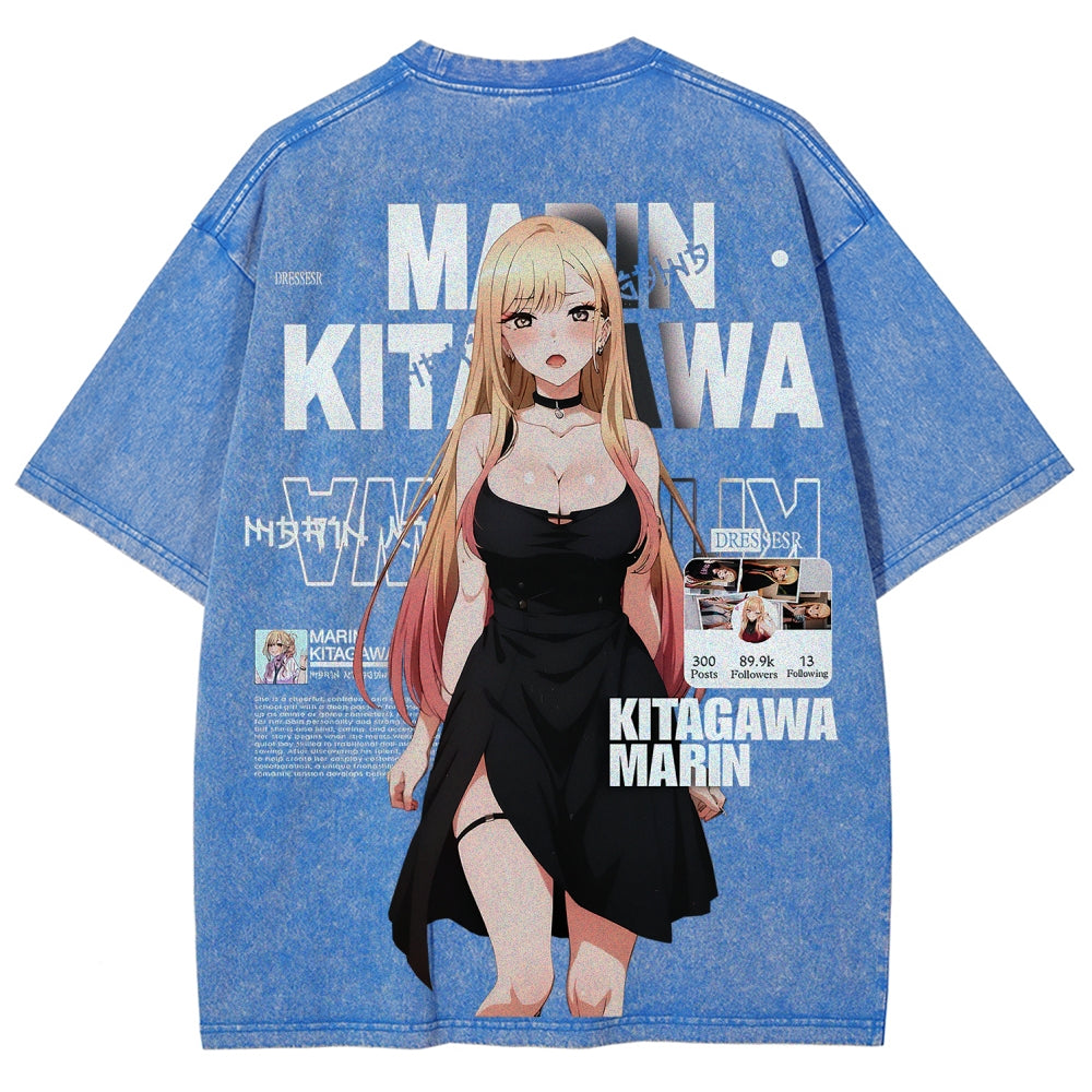 My Dress-Up Darling Unisex Fit Washed T-Shirt 2605002878