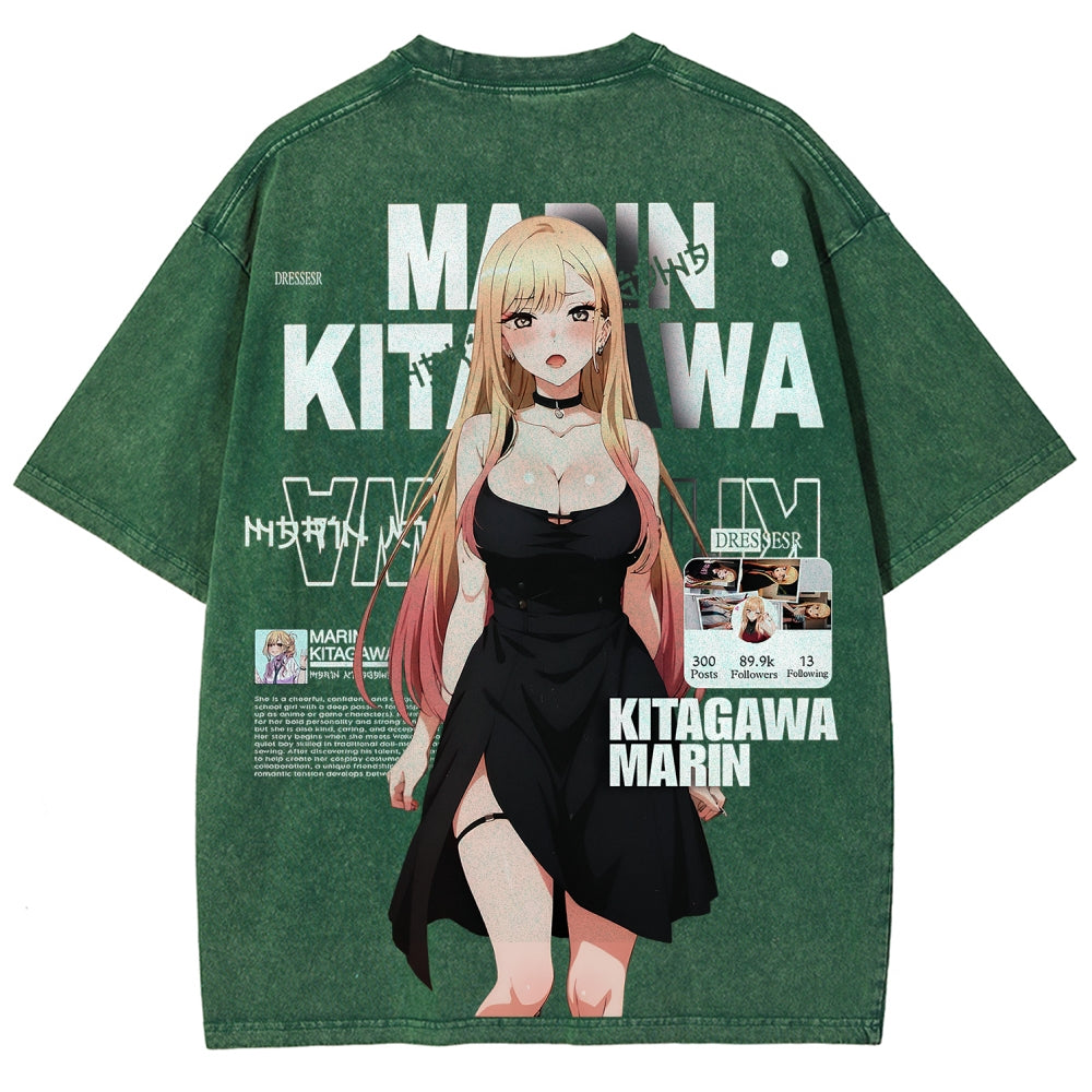My Dress-Up Darling Unisex Fit Washed T-Shirt 2605002878