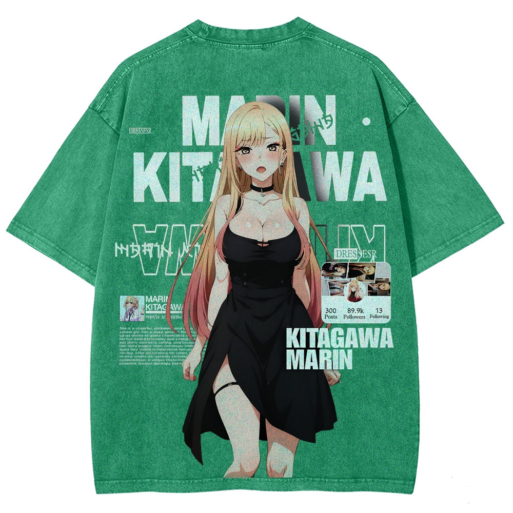 My Dress-Up Darling Unisex Fit Washed T-Shirt 2605002878