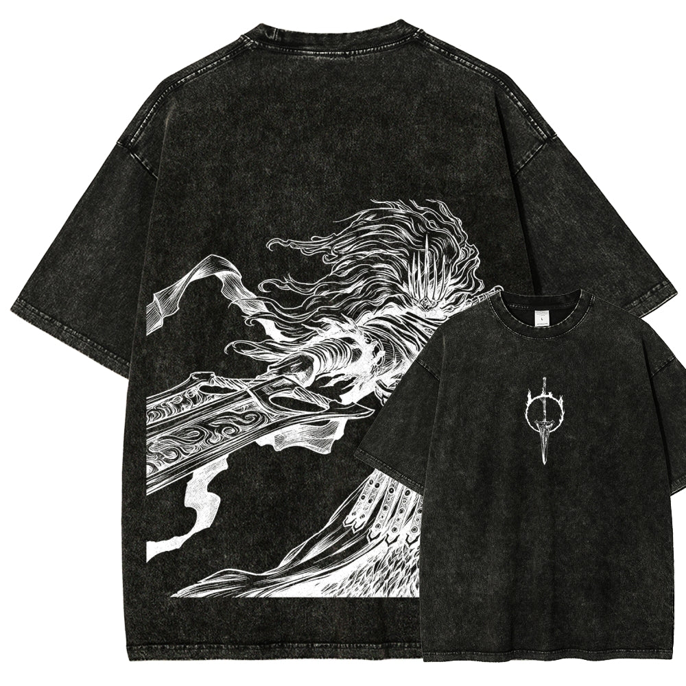 DARK SOULS Unisex Fit Washed T-Shirt 2605002952