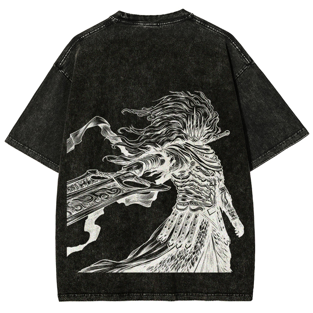 DARK SOULS Unisex Fit Washed T-Shirt 2605002952