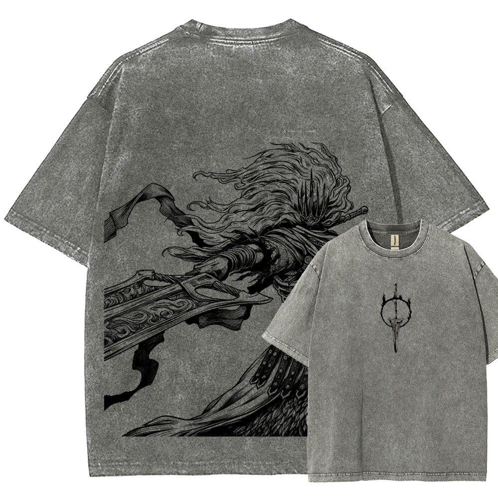 DARK SOULS Unisex Fit Washed T-Shirt 2605002952
