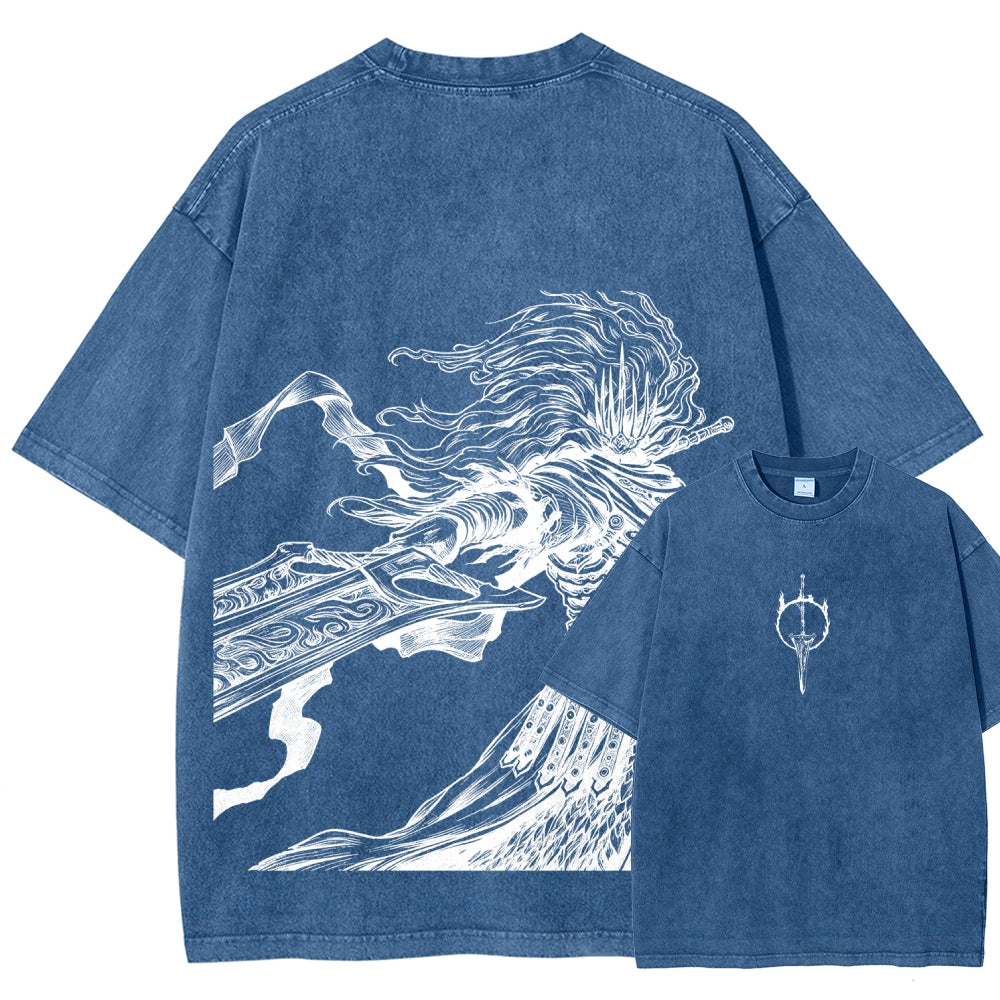 DARK SOULS Unisex Fit Washed T-Shirt 2605002952
