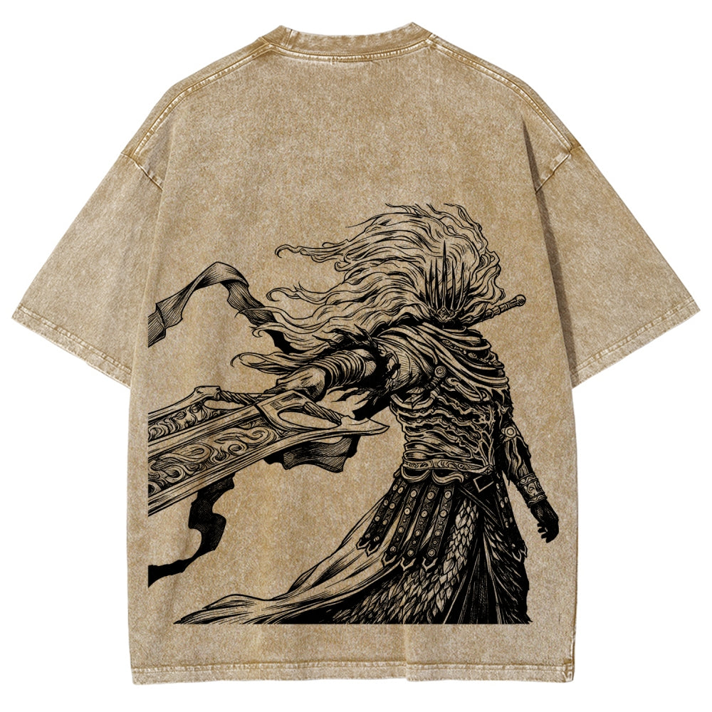 DARK SOULS Unisex Fit Washed T-Shirt 2605002952