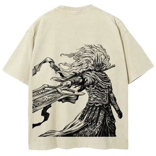 DARK SOULS Unisex Fit Washed T-Shirt 2605002952