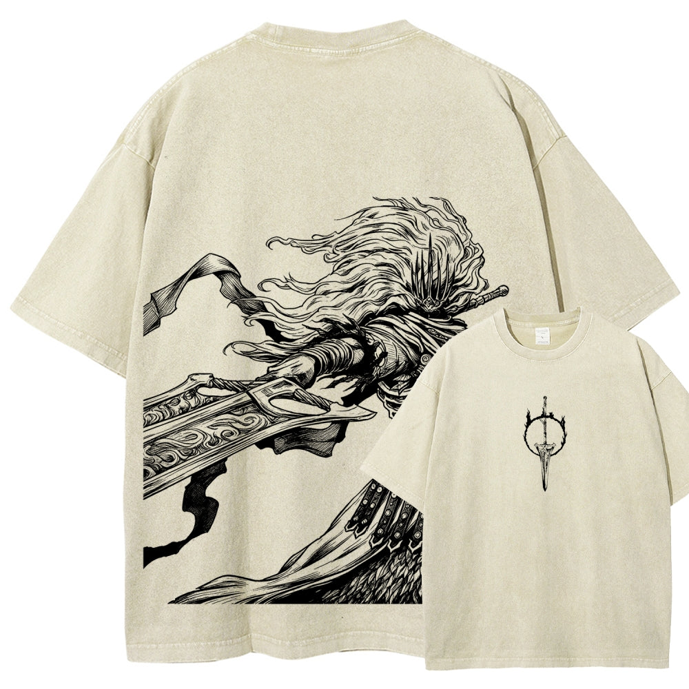 DARK SOULS Unisex Fit Washed T-Shirt 2605002952