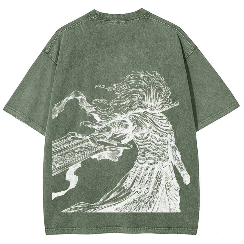 DARK SOULS Unisex Fit Washed T-Shirt 2605002952