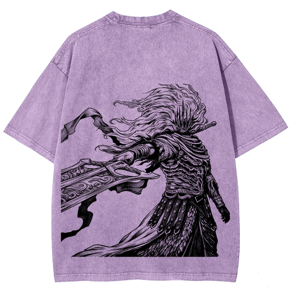 DARK SOULS Unisex Fit Washed T-Shirt 2605002952